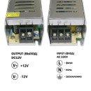 Блок питания OEM DC12 120W 10А STR-120 узкий, 00-00011671