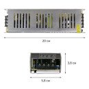 Блок питания OEM DC12 150W 12,5А STR-150 узкий, 00-00011672 Блок питания OEM DC12 150W 12,5А STR-150 узкий, 00-00011672