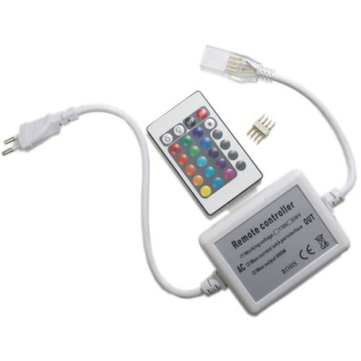 Контролер RGB 220В OEM 600W-IR-24 кнопки, 00-00000804