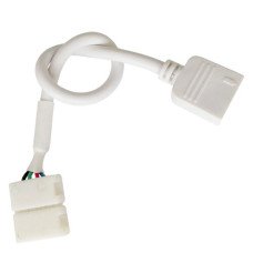  Коннектор для светодиодных лент OEM SC-10mm RGB joint joint-F wire (зажим-проволока-зажим "папа