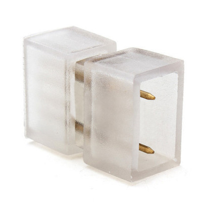 Коннектор для ленты NEON 8*16 (2 разъема) C-NEON-2pin-2pin, 00-00014030