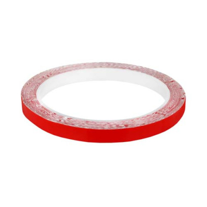 Скотч AT-2s-200-78-10-RED (7,8мм х 10м) тканинна основа, червоний, 00-00018907
