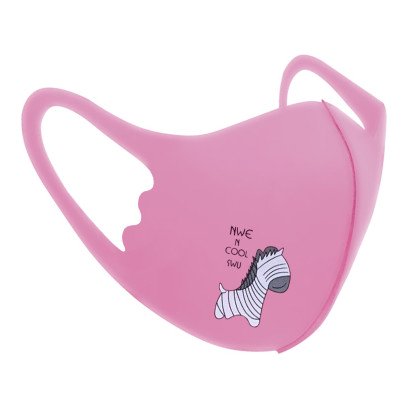 Захисна маска Pitta Pink Zebra PC-P, розмір: дитячий, рожева, 15370