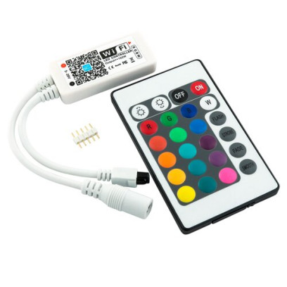 Контролер RGBW OEM 8А-WIFI-IR24 (2A * 4канала), 00-00010333