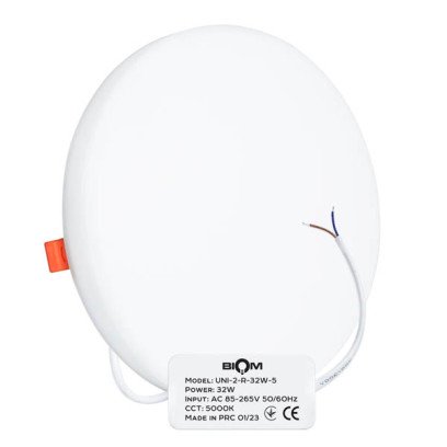 Светильник светодиодный Biom UNI-2-R32W-5 32Вт круглый 5000К, 00-00022817