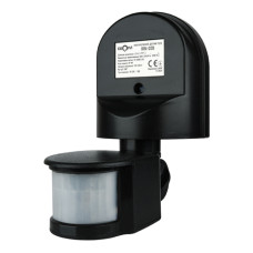  Инфракрасный датчик движения BIOM IRM-02B max 1200Вт 180°, настенный, черный