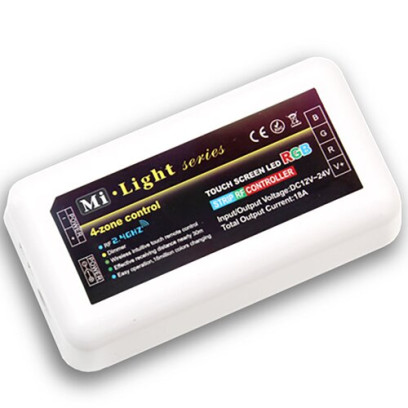 Контролер RGB OEM Mi-light 18А-2.4G-4 zone бiлий, 00-00000717
