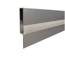 Профиль алюминиевый BIOM PLP-601 60х10 плинтус анодированный, м