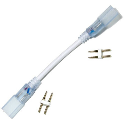 Коннектор для светодиодных лент 220В 2835-180 (2 разъема-проволока+2pin.(2шт.)), 00-00009905