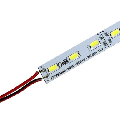 Світлодіодна лінійка BRT 5630-72 led R 24W, 12В, IP20 червоний зі скотчем, 00-00012595