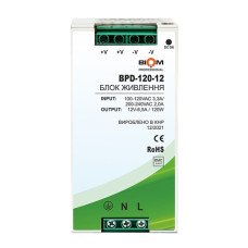  Блок питания Biom Professional DC12 120W BPD-120-12 10A под DIN-рейку