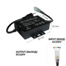 Контроллер RGB 220В OEM 1500W-RF-5 кнопок, 00-00010019