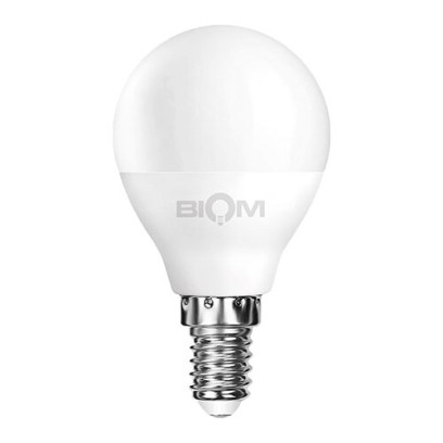 Свiтлодiодна лампа Biom BT-546 G45 4W E14 4500К матова, 00-00001416