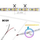Светодиодная лента OEM ST-12-2835-120-WW-20-V2 915Lm/m теплая белая, негерметичная, 1м, 00-00014480