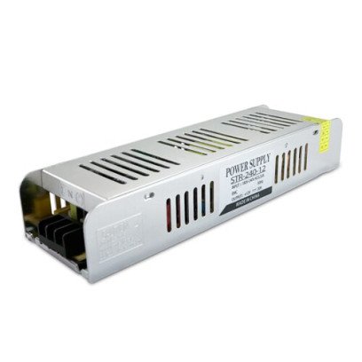 Блок живлення OEM DC12 240W 20А STR-240 вузький, 00-00011674