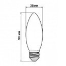 Свiтлодiодна лампа Biom FL-305 C37 4W E14 2800K, 00-00001246