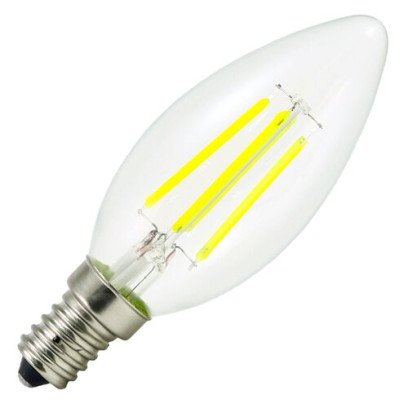 Свiтлодiодна лампа Biom FL-306 C37 4W E14 4500K, 00-00001247