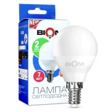  Светодиодная лампа Biom BT-566 G45 7W E14 4500К матовая