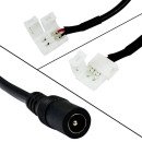 Конектор для свiтлодiодних стрiчок OEM №13 8мм затискач - mini Jack "мама" через дрiт, 15см, 00-00000819 Конектор для свiтлодiодних стрiчок OEM №13 8мм затискач - mini Jack "мама" через дрiт, 15см, 00-00000819