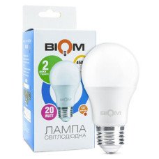  Светодиодная лампа Biom BT-520 A80 20W E27 4500К матовая
