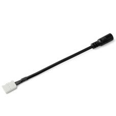  Коннектор для светодиодных лент OEM №14 10мм зажим - mini Jack "мама" через проволоку, 15см