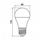 Светодиодная лампа Biom BT-509 A60 10W E27 3000К матовая, 00-00001429