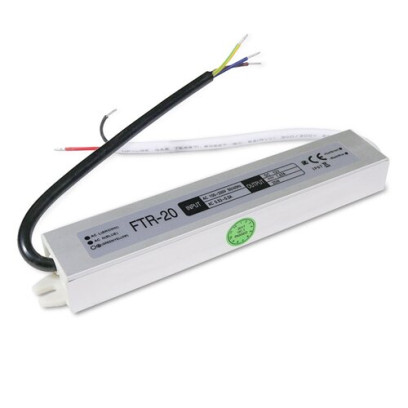 Блок живлення OEM DC12 20W 1,67А FTR-20 герметичний, 00-00001455