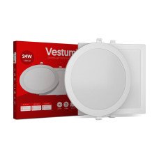 Светильник LED врезной круглый Vestum 24W 4000K 220V