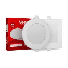 Светильник LED врезной круглый Vestum 9W 6000K 220V