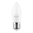 Лампа LED Vestum C37 8W 3000K 220V E27, 1-VS-1310 Лампа LED Vestum C37 8W 3000K 220V E27, 1-VS-1310