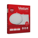 Квадратний світлодіодний врізний світильник Vestum 24W 6000K 220V 1-VS-5206, 1-VS-5206