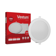 Светильник LED врезной круглый Vestum 18W 4000K 220V