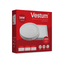Круглий світлодіодний накладний світильник Vestum 24W 6000K 220V 1-VS-5304, 1-VS-5304