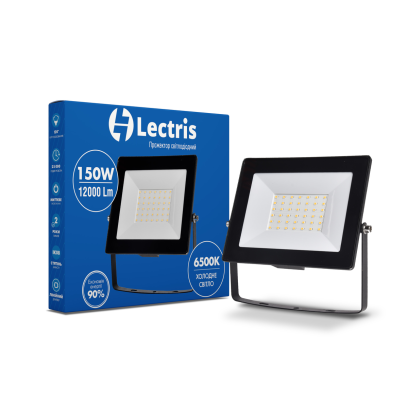 Світлодіодний прожектор Lectris 150W 12000Лм 6500K 185-265V IP65 1-LC-3006, 1-LС-3006