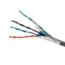 Кабель кручена пара FTP 4х2х0,51 Cu ПВХ сірий (внутр. монтаж)