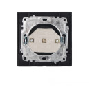 Розетка без заземления 16 A Графит, EH-2108-PG Розетка без заземления 16 A Графит, EH-2108-PG