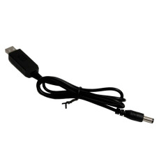  Кабель перехідник USB - 5.5x2.1мм 5-12V