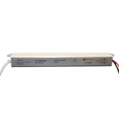 LED драйвер компактний 18 Вт 12 В (серія Тонка), гарантія 2 роки, EH-DR18WL