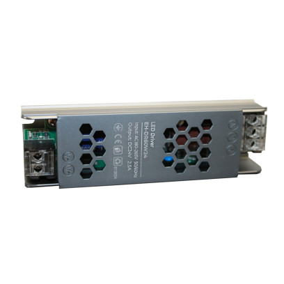 LED драйвер компактний 60 Вт 24 В (серія Стандарт IP20), гарантія 2 роки, EH-DR60W24