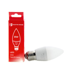LED лампа свічка E27 8 Вт 4100К