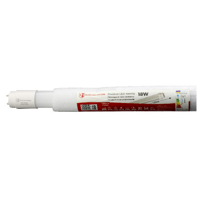 LED лампа T8 120см 6500К / 18 Вт / 1620 Лм / 210 °, EH-LMP-1282
