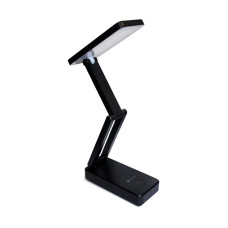 LED светильник настольный  раскладной Черный с аккумулятором 3CCT