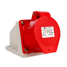 Силовий штепсельний роз'єм 5x16 (стаціонарний)/3P+PE+N/16 А/380 – 415 В/IP44