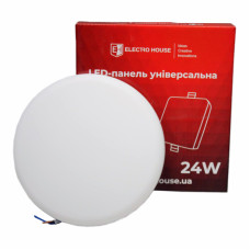  LED панель універсальна Кругла 4000К 24 вт 2200 Лм
