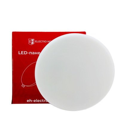 LED панель універсальна Кругла 6500К 24 вт 2050 Лм, EH-PU-24R