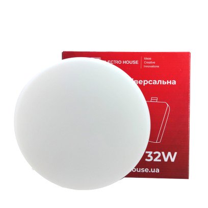 LED панель універсальна Кругла 6500К 32 Вт 3100 Лм, EH-PU-32R