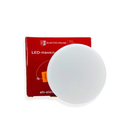 LED панель універсальна Кругла 6500К 9 Вт 700 Лм, EH-PU-9R