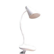 LED світильник настільний Білий з акумулятором та кріпленням