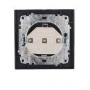 Розетка с заземлением 16 A Графит, EH-2109-PG Розетка с заземлением 16 A Графит, EH-2109-PG