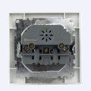 Розетка USB подвійна + розетка з/з 2 A, 16 А Enzo Білий, EH-5321